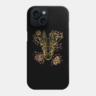 Giraffe Drawing Phone Case