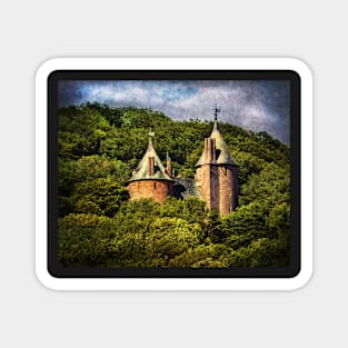 Castell Coch Rising Above The Forest, South Wales Magnet