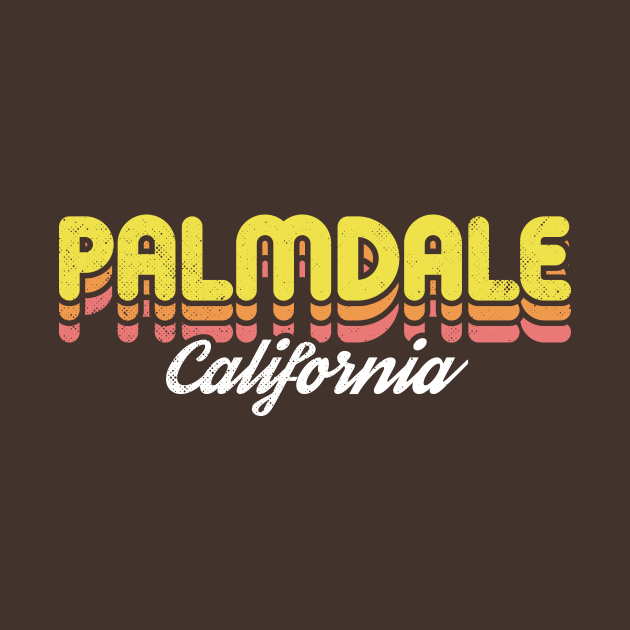 Retro Palmdale California by rojakdesigns