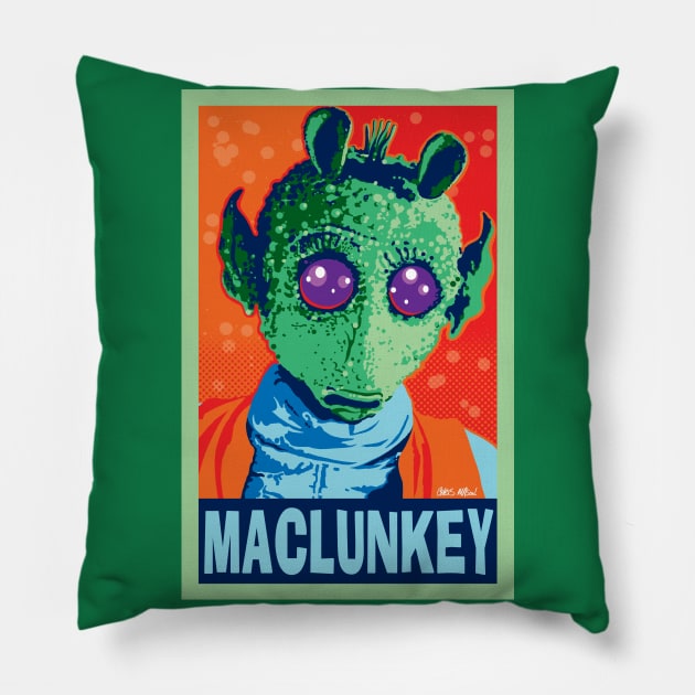 GREEDO Maclunkey! Pillow by CMProds