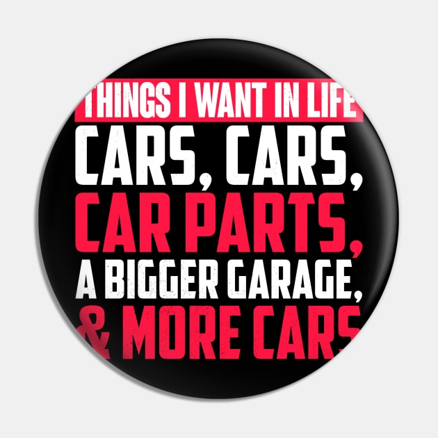 Things I Want In Life Cars, Cars, Car Parts, A Bigger Garage & More Cars - Mechanic Pin by fromherotozero