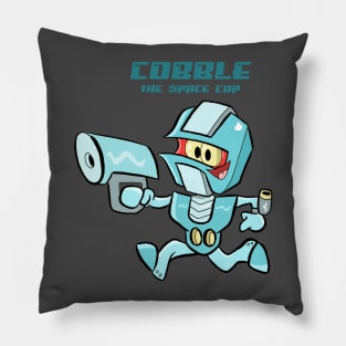 Cobble the Space Cop Pillow