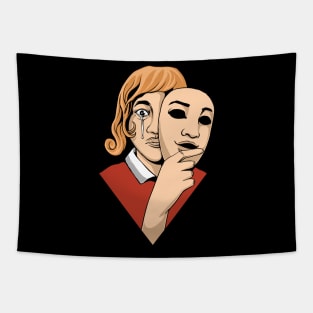 Sadness and Smile Tapestry