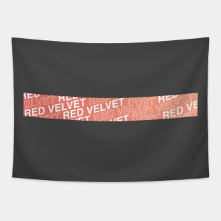 Red Velvet Gradient Stripe Tapestry