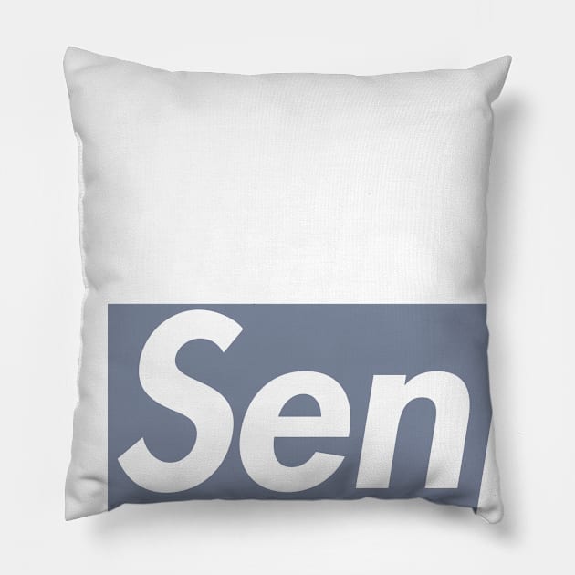 Hayasaka (Blue-gray ver.) Pillow by Shiromaru