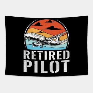 Retired Pilot Tapestry