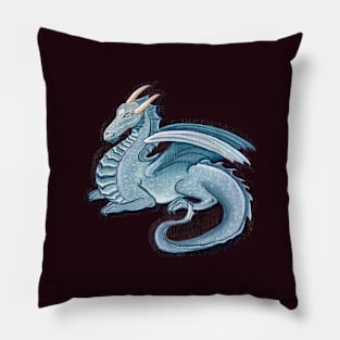 Ice Dragon Pillow