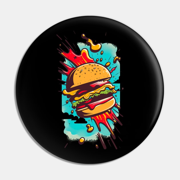 Burger lover Pin by Greeck