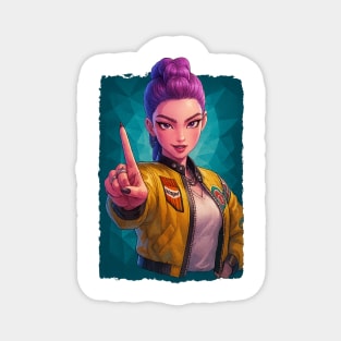 Rumi Power-Point Shirt – K-Pop Demon Hunters Anime Magnet