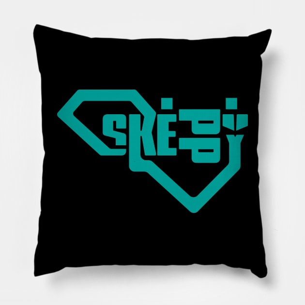 Skeppy Pillow by KN Graphics