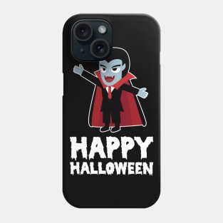 Vampire Scary and Spooky Happy Halloween Funny Graphic Phone Case