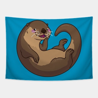 Small-Clawed Otter Tapestry