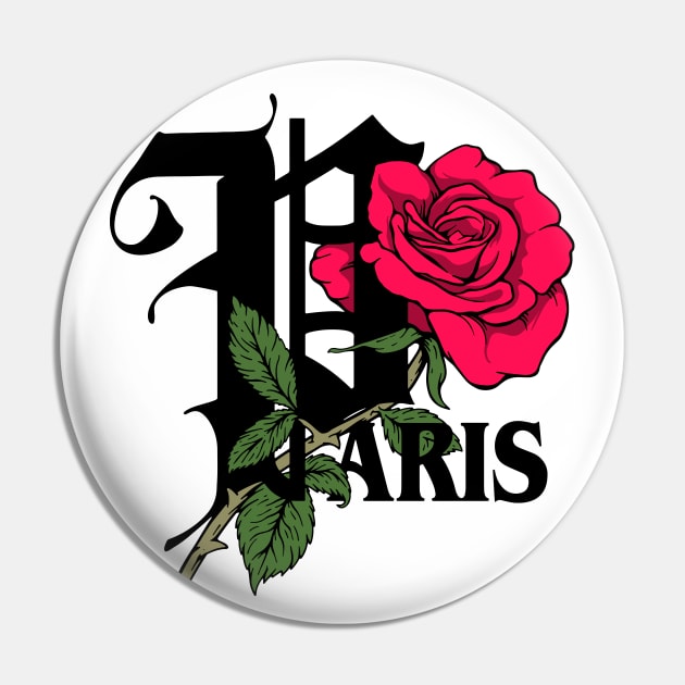 From Paris with Love Pin by CHAKRart