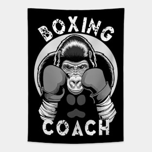 Gorilla Boxing Coach Tapestry