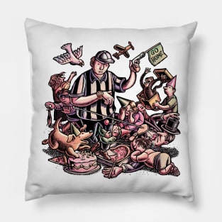 Children's Chaotic Birthday Party Pillow