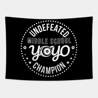 The Undefeated Yoyo Champ Tapestry