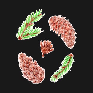 Woodland Pine Cones T-Shirt