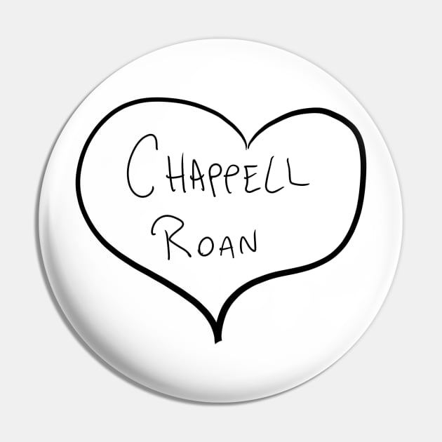 Discover Chappell Roan heart (black) - Chappell Roan - Pin