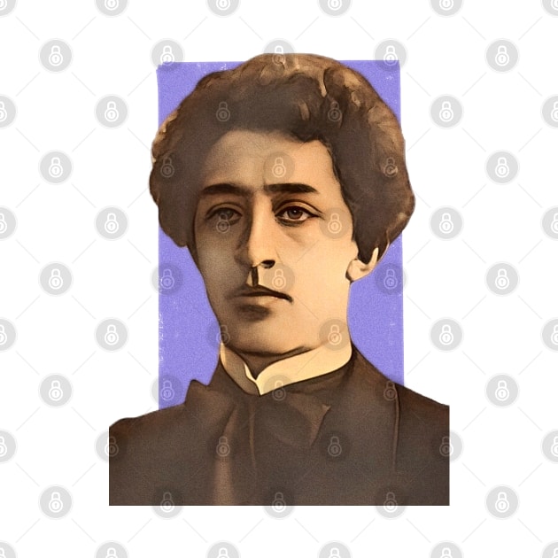 Russian Poet Aleksandr Blok illustration by Litstoy 