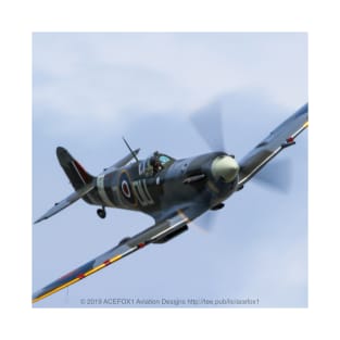 Supermarine Spitfire Mk.Vc close pass T-Shirt