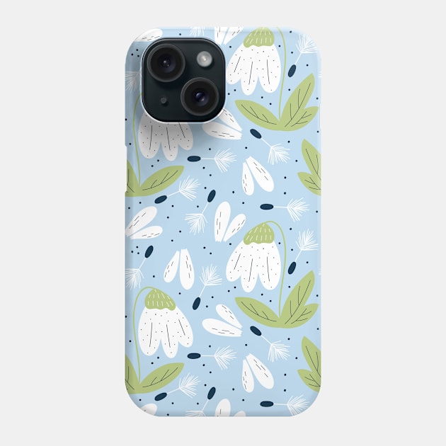 Scandinavian Spring Flowers Phone Case by jodotodesign