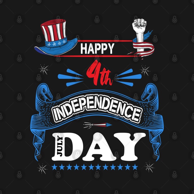 Happy 4th of July Independence Day by Printashopus