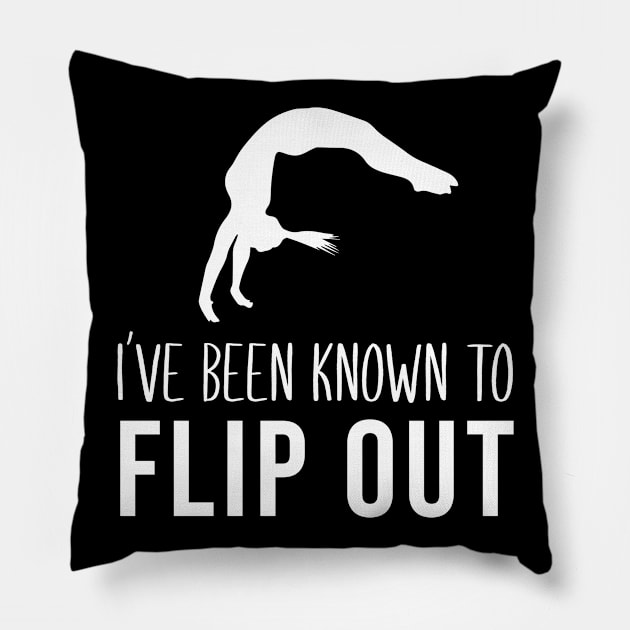 Funny gymnastics quote Pillow by sewwani