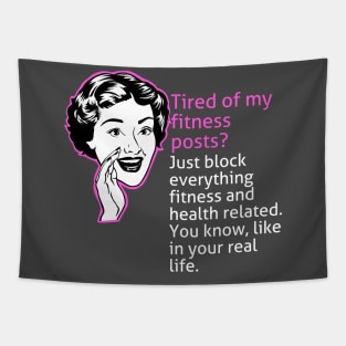 Fitness posts Tapestry