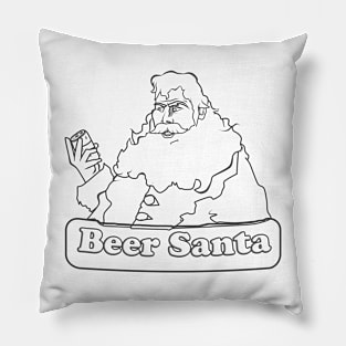 Beer Santa Design 3 Pillow