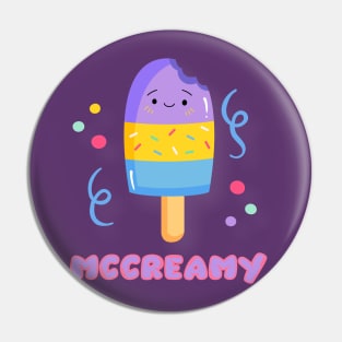 Vintage Mccreamy  Ice cream cold Pin