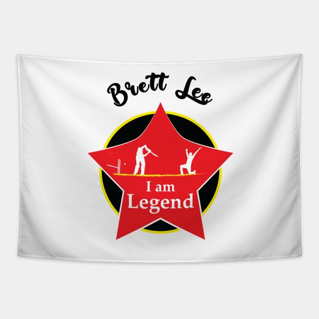 Brett Lee T-shirt - I am Legend Tapestry by VectorPB