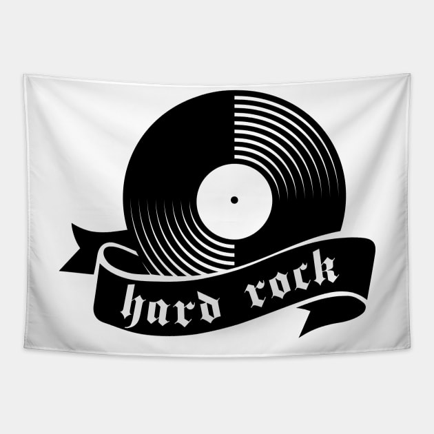 hard rock logo Tapestry by lkn