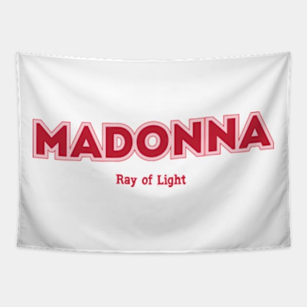 Madonna Ray of Light Tapestry by PowelCastStudio