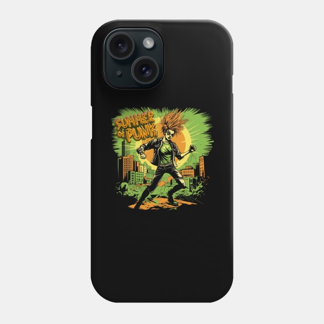 Summer of Punk, Punkette Phone Case by Jumping the Guardrail