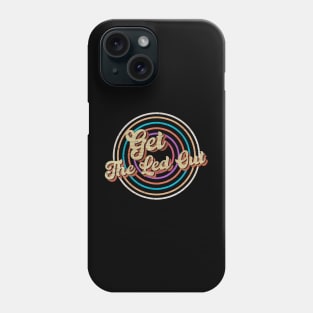 vintage circle line color Get The Led Out Phone Case