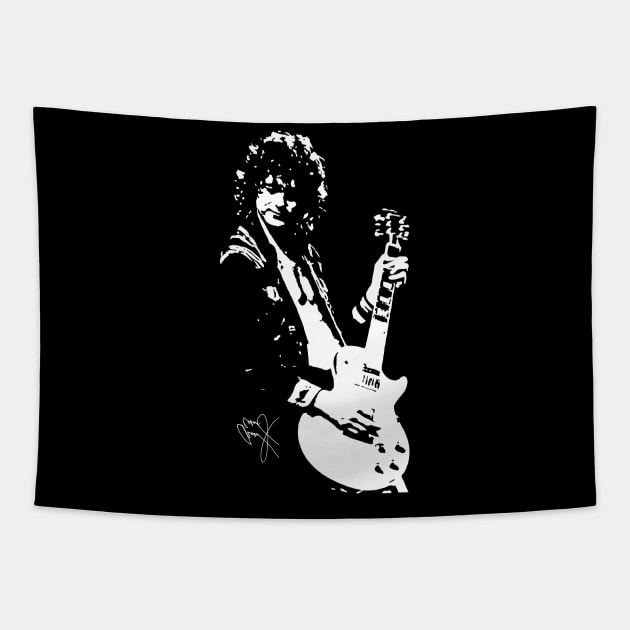 Guitar Legend Tapestry by Playful Creatives