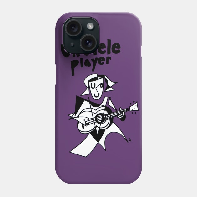 Ukulele Player (Female) by Pollux Phone Case by WorldofPollux