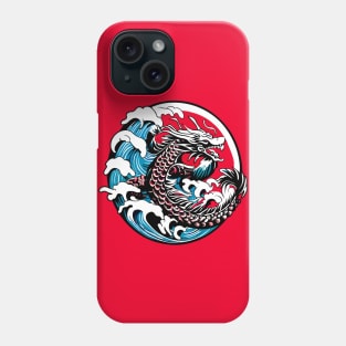 Japanese Wave Dragon Phone Case