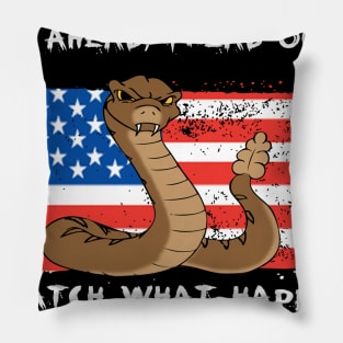 Tread At Your Own Risk Pillow