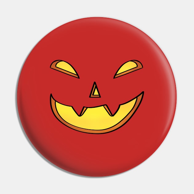 Lit jack-o- lantern Pin by Ashe Cloud