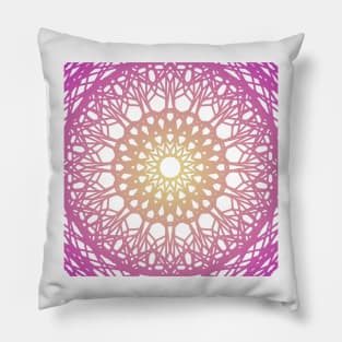 Elegant Colorful Mandala  #2 Pillow