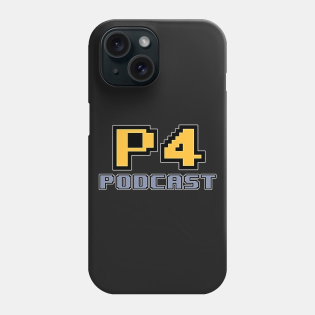 P4 Logo Shirt (Open Letters) Phone Case by p4podcast