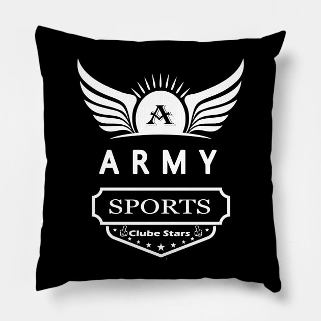 The Sport Army Pillow by Rizaldiuk