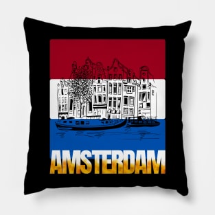 Dutch Pride in Amsterdam Pillow