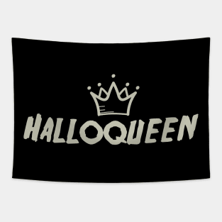 Halloqueen - Funny Girls Halloween Tapestry