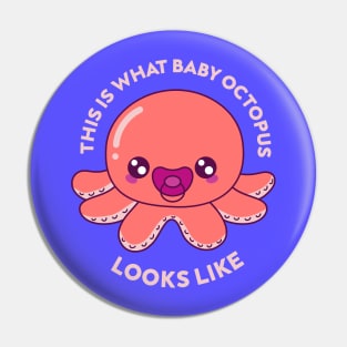 Cute Little Baby Octopus. Pin