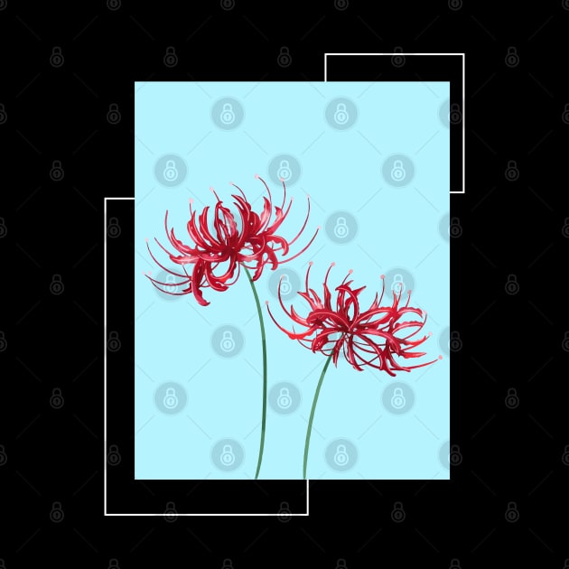 Red Spider Lily Lycoris Recoil Anime Fanart Lycoris Radiata Death Flower In Anime Gift by norhan2000