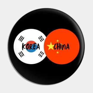 Korean Chinese - Korea, China Pin