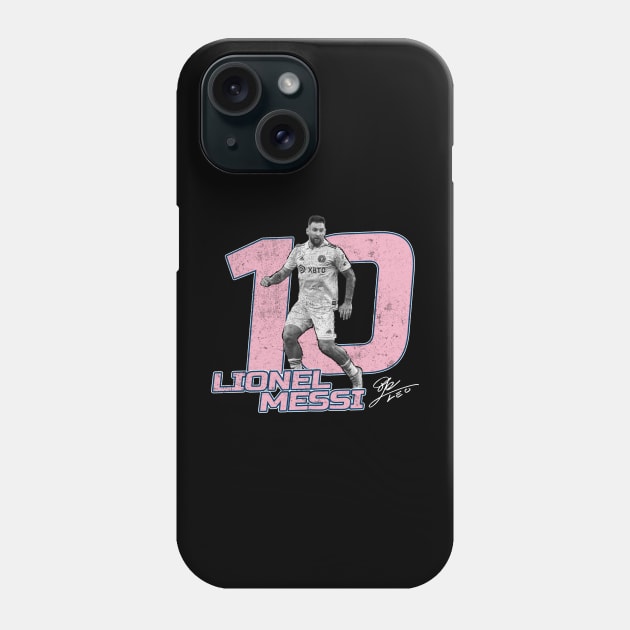 Lionel Messi Miami Soccer Phone Case by BossGriffin