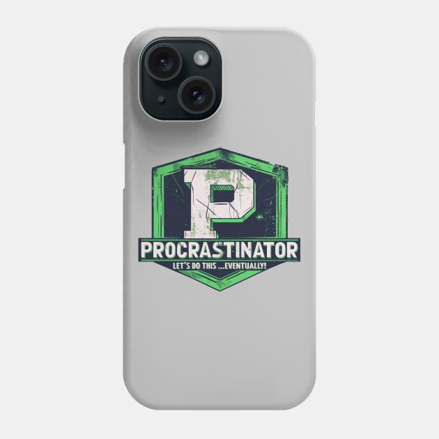 Procrastinator - The Procrastinating Superhero Phone Case by emmjott